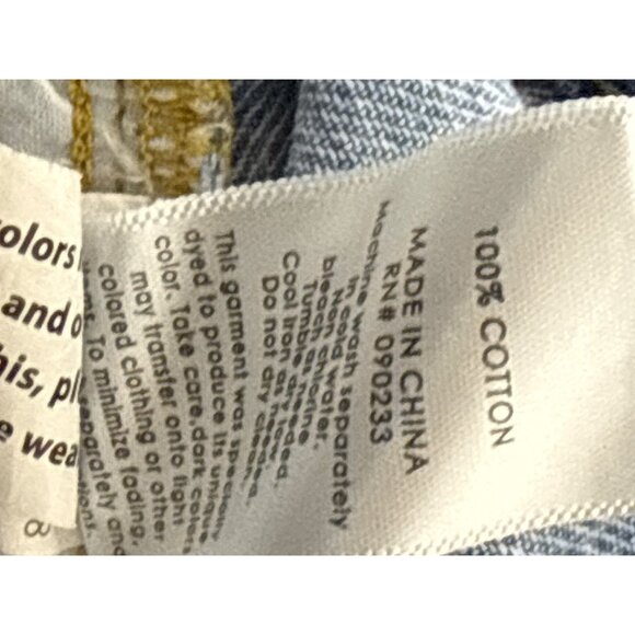 PacSun Women’s Vintage Icon Two Tone Jeans Size 27 Skinny Raw Hem - Picture 5 of 9